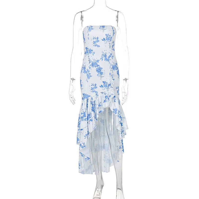 Sultry Elegance Off-Shoulder Maxi